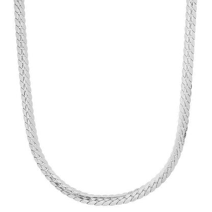 Men's Stainless Steel Curb Cuban Link Chain by Steeltime