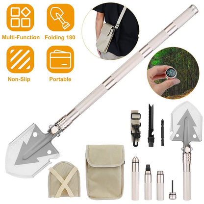 Military Folding Shovel Multifunctional Survival Emergency Spade Tactical Multitool