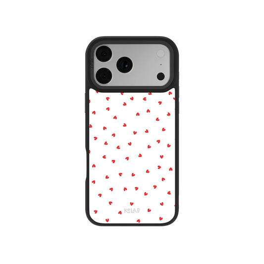 Minimalist Love | Red Heart iPhone Case