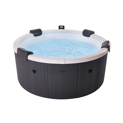 MSpa Denver Frame Series Six-Person Inflatable Round Hot Tub With Hydro Massage [F-DO066W] (SAK87043)