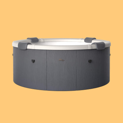 MSpa Denver Frame Series Six-Person Inflatable Round Hot Tub With Hydro Massage [F-DO066W] (SAK87043)