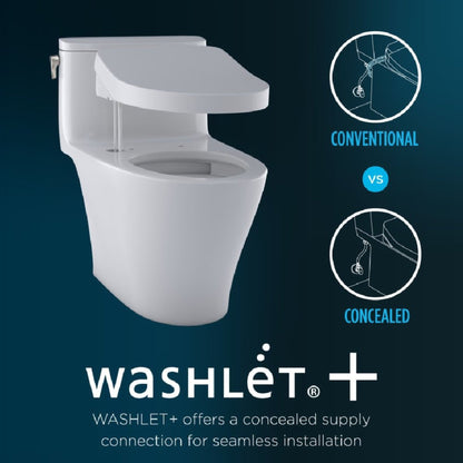 [MW7764726CEFG.10#01] TOTO Drake 1.28 GPF Universal Height Toilet With Washlet S7 Bidet Seat And 10" Rough-In (SAK58267)