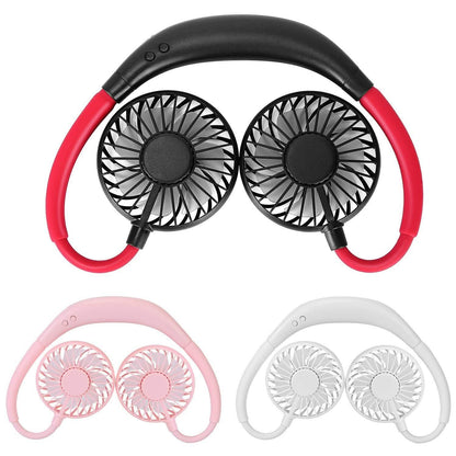 Neck Hanging Fan Hand Free Portable
