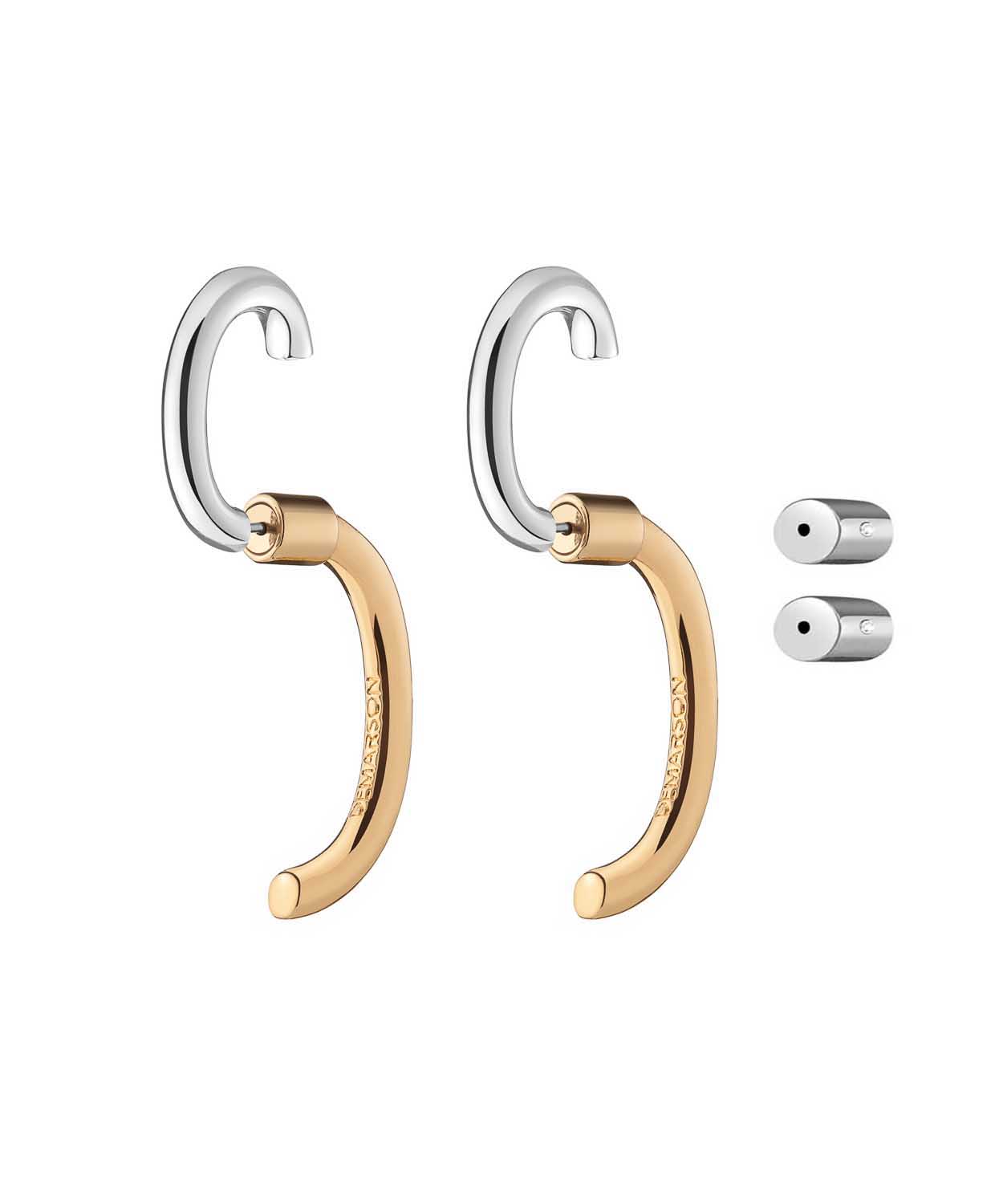 Luna Earrings Two Tone