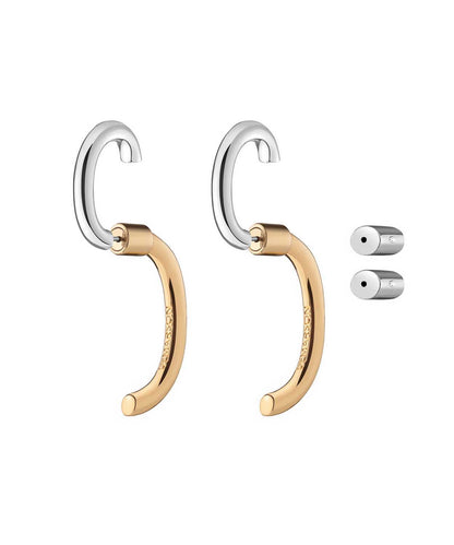 Luna Earrings Two Tone
