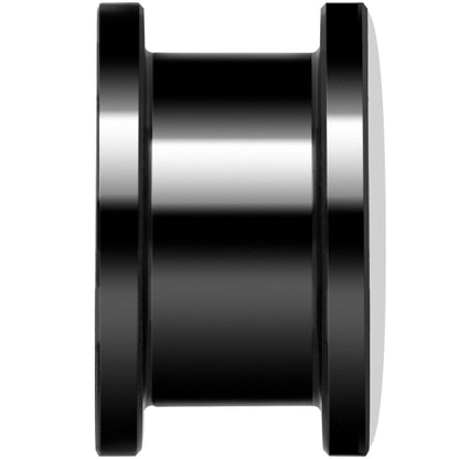 Full Color Owl Black Anodized Screw Fit Plug Set 9/16