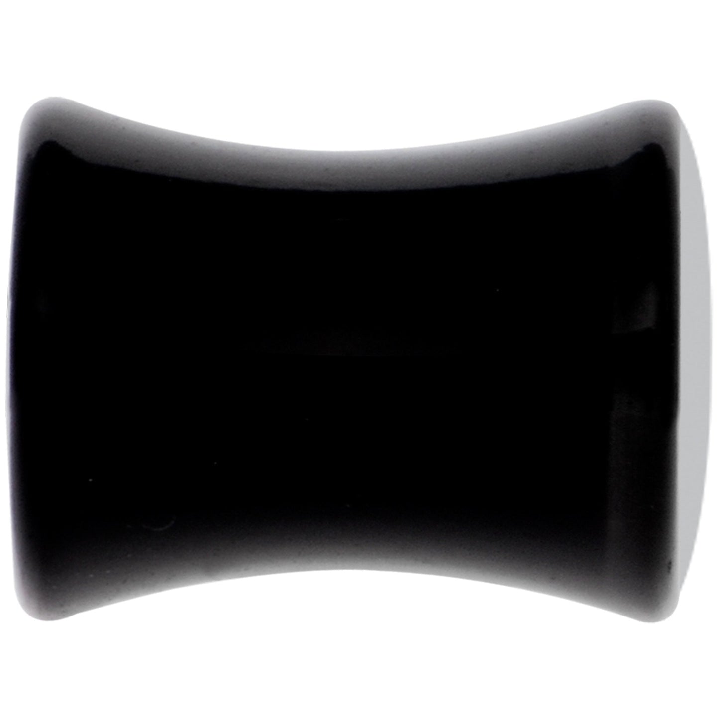 Black Acrylic Pink Black Skull Saddle Plug Set 2G