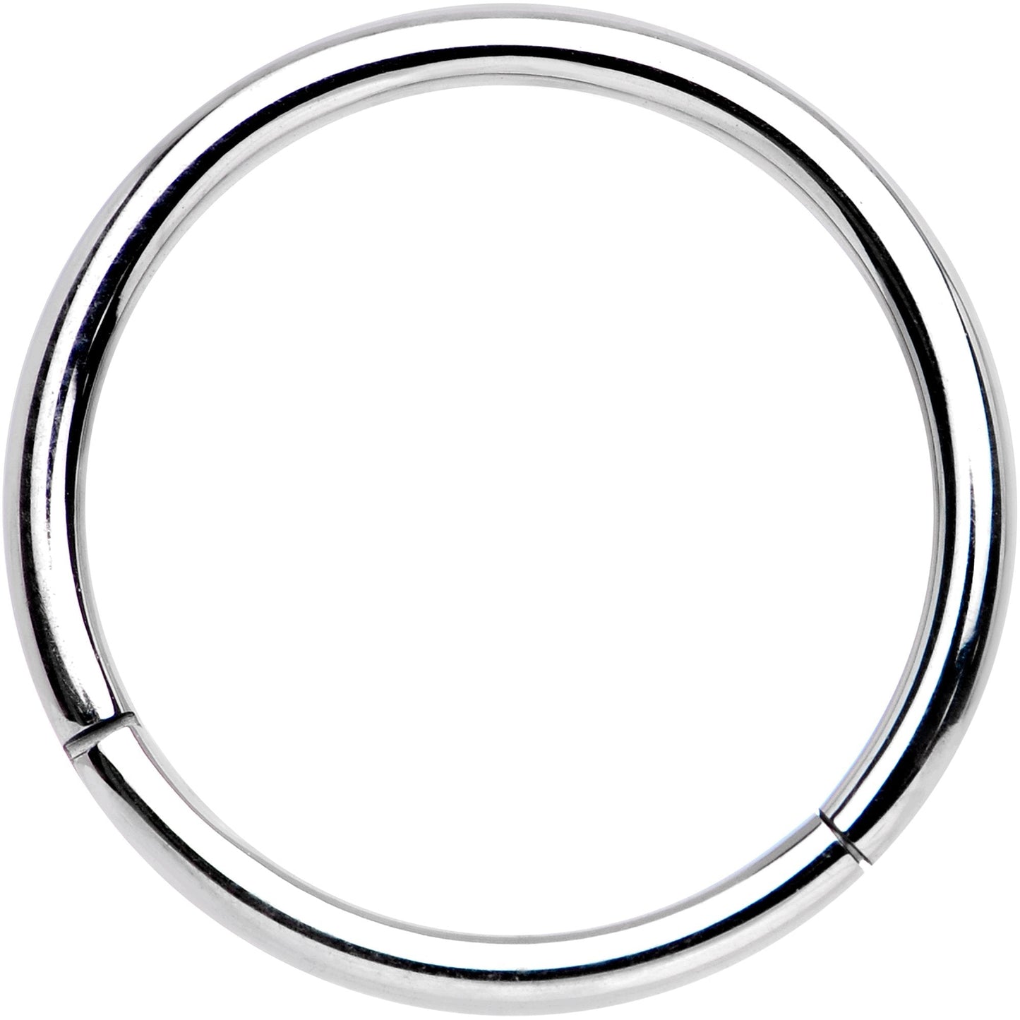 16G 1/2 Solid G23 Implant Grade Titanium Hinged Segment Ring
