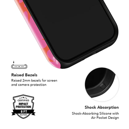 Sunflare Daisy | Pink Daisy Floral iPhone Case