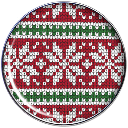 16G 1/4 Red Green Christmas Sweater Tragus Cartilage Earring