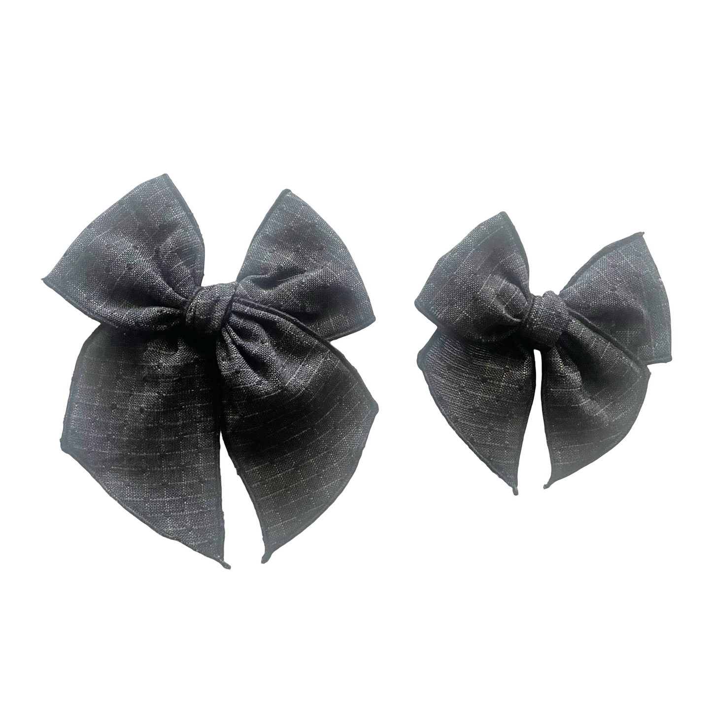 Embroidered Storm Elle Bow