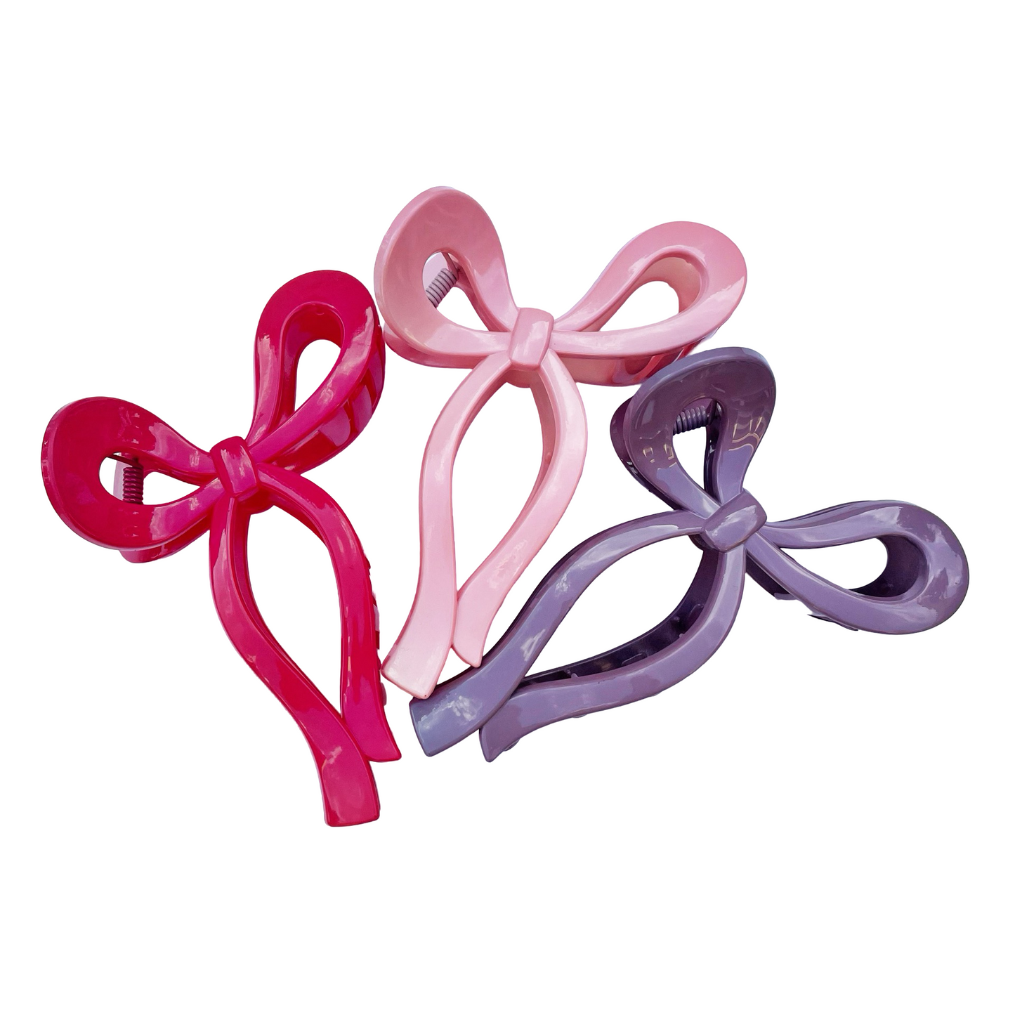 Gloss Bow Claw Clip