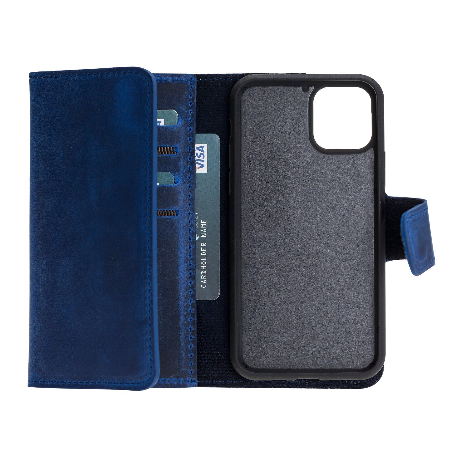 iPhone 11 Pro Leather Wallet Case Detachable RFID – Santa