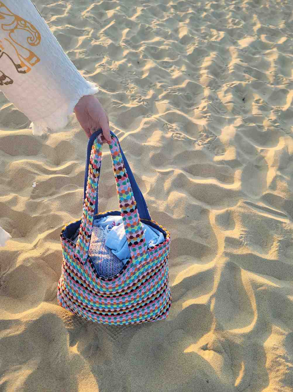 Pom Pom Tote Bag
