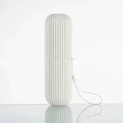 Portable Toothbrush Cup | Travel Toothpaste Holder and Toiletry Storage Case Organizer