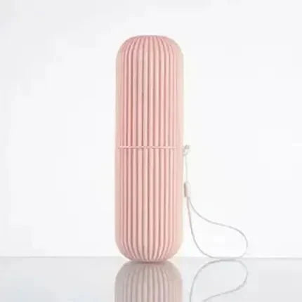 Portable Toothbrush Cup | Travel Toothpaste Holder and Toiletry Storage Case Organizer