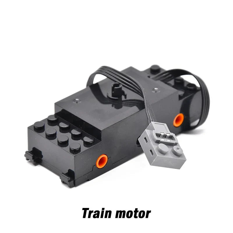 Motor and Electronics Kit | Educational DIY Accessories for Building Block Train