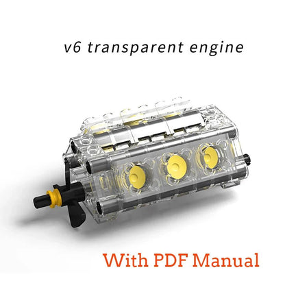 Motor and Electronics Kit | Educational DIY Accessories for Building Block Train