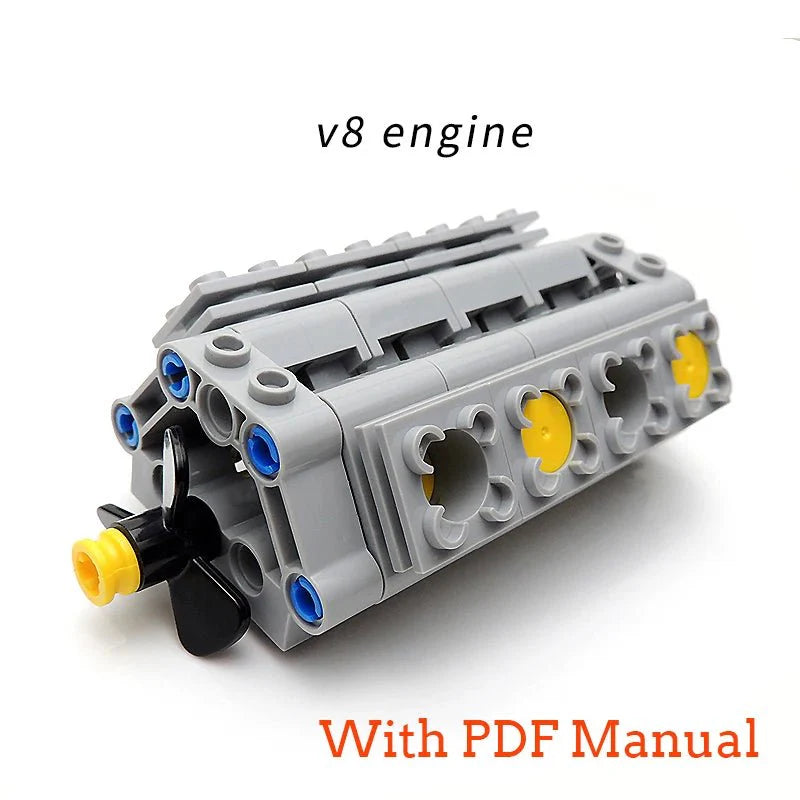 Motor and Electronics Kit | Educational DIY Accessories for Building Block Train