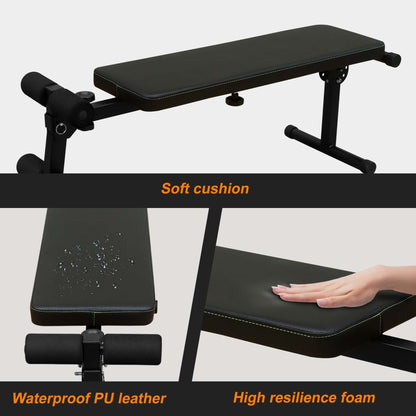 Rovix Power Tower Heavy-Duty Multi-Functional Dip Station With Bench, Pull Up Bar, And Adjustable Height For Home Gyms (SAK64327)