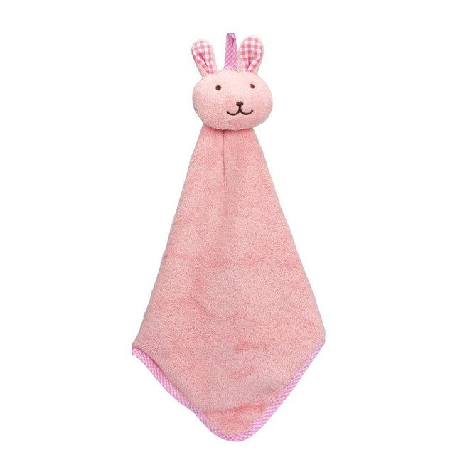 Kitchen Hanging Hand Towel with Animal Head Kid Friendly