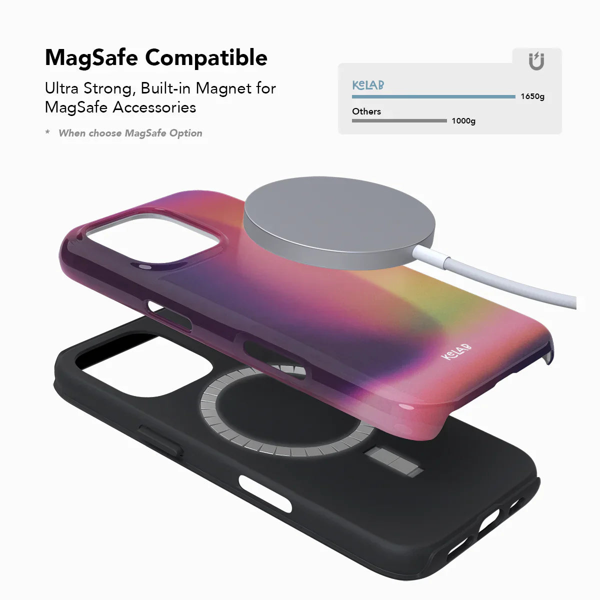 Lucid Ember | Purple Gradient Aura iPhone Case