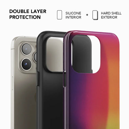Lucid Ember | Purple Gradient Aura iPhone Case