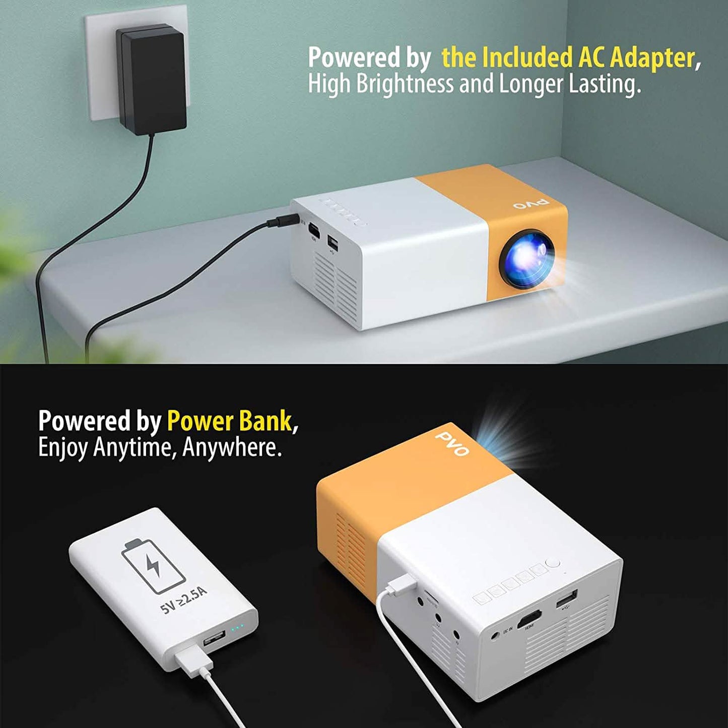 PVO Portable Projector