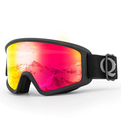 Anti-Fog Cylindrical Ski Goggles Double-Layer Lenses UV400 Protection