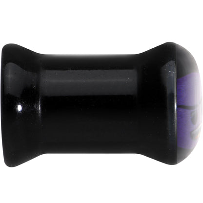 2G Licensed Purple Devil emoji Acrylic Double Flare Plug Set