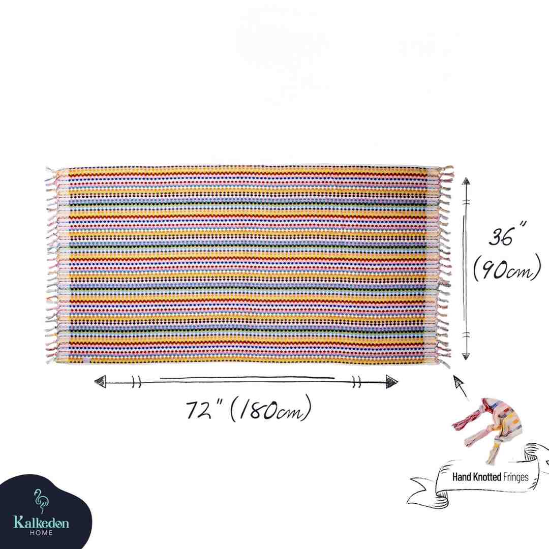 Pom Pom Bath Towel