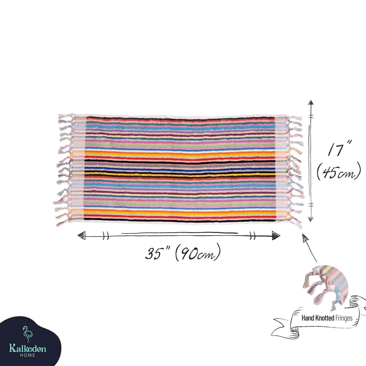 Striped Hand Towel