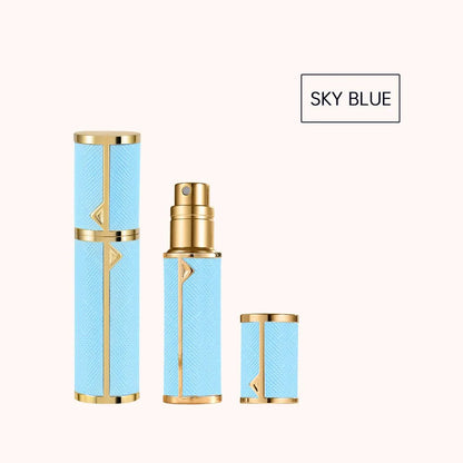 Refillable Perfume Bottle | 5ml Travel Spray Atomizer with PU Leather Case