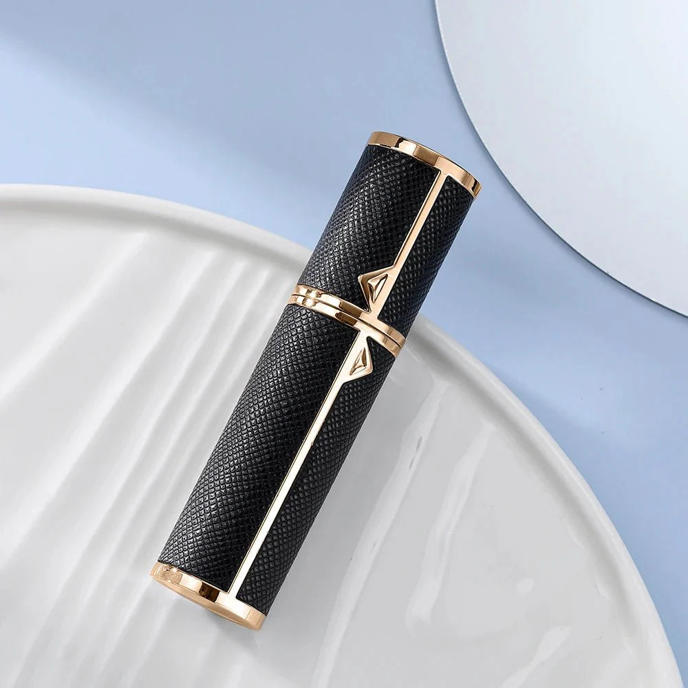 Refillable Perfume Bottle | 5ml Travel Spray Atomizer with PU Leather Case