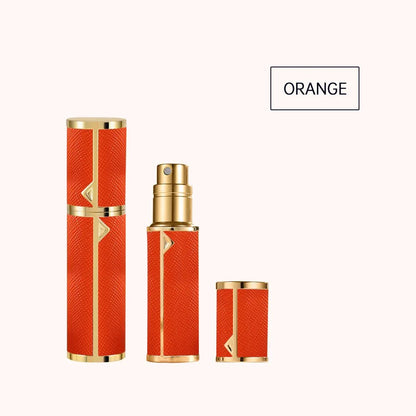 Refillable Perfume Bottle | 5ml Travel Spray Atomizer with PU Leather Case