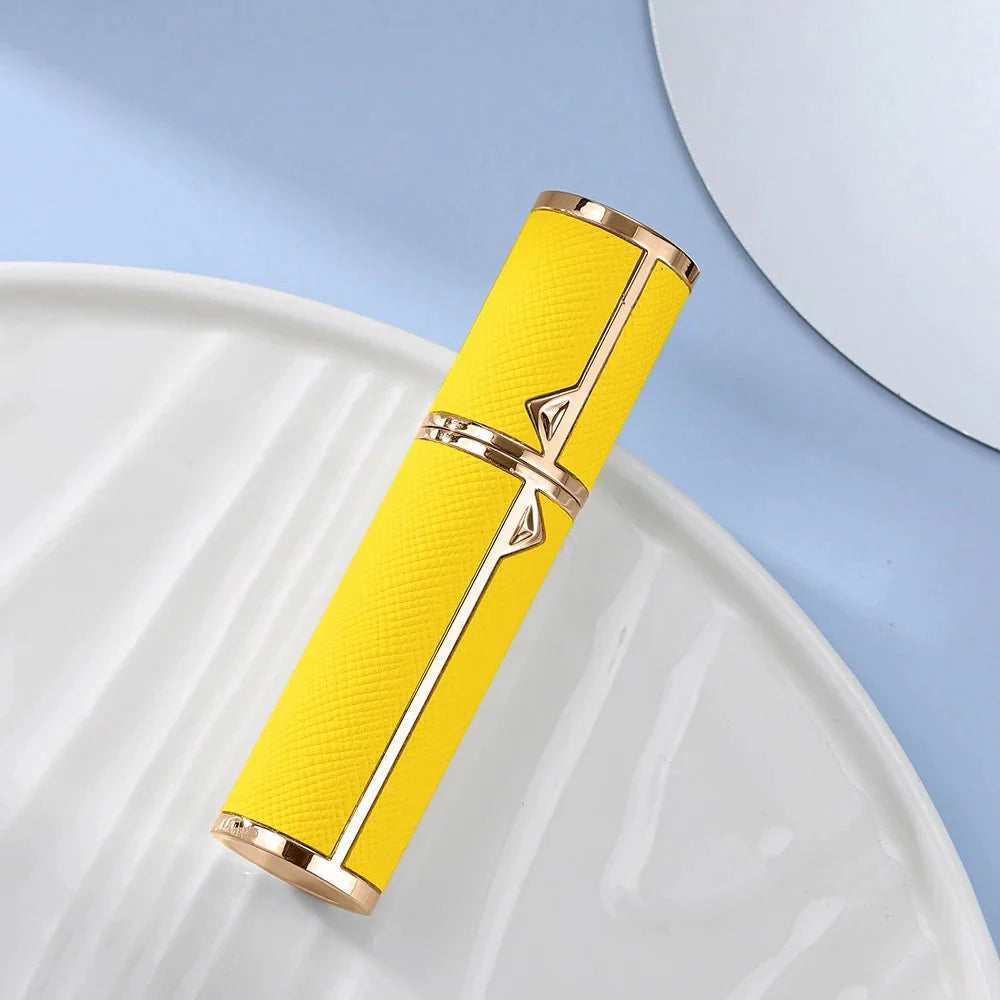 Refillable Perfume Bottle | 5ml Travel Spray Atomizer with PU Leather Case