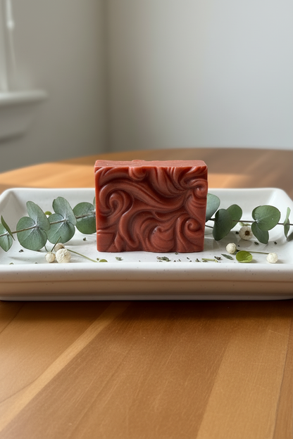 SynEb Red Moroccan Clay Facial Bar - The Clay Collection