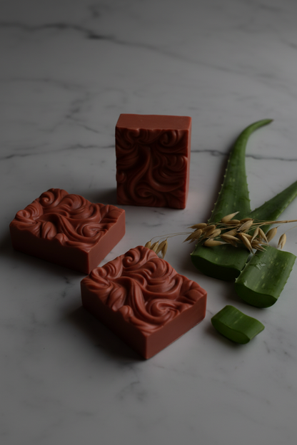 SynEb Red Moroccan Clay Facial Bar - The Clay Collection