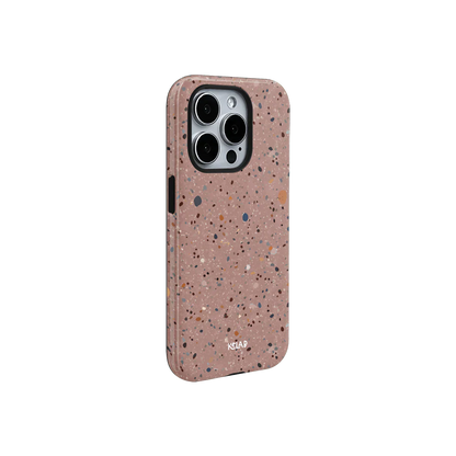Rose Clay | Pink Paint Splatter iPhone Case