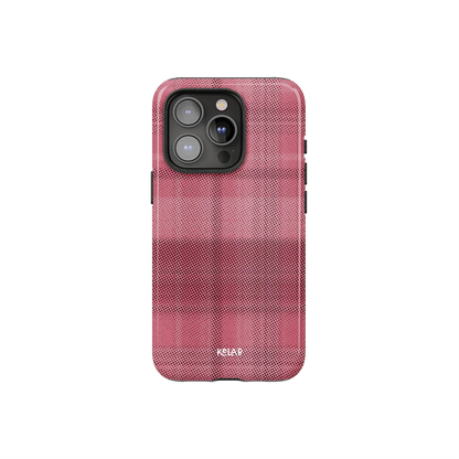 Rosé | Pink Flannel Plaid iPhone Case