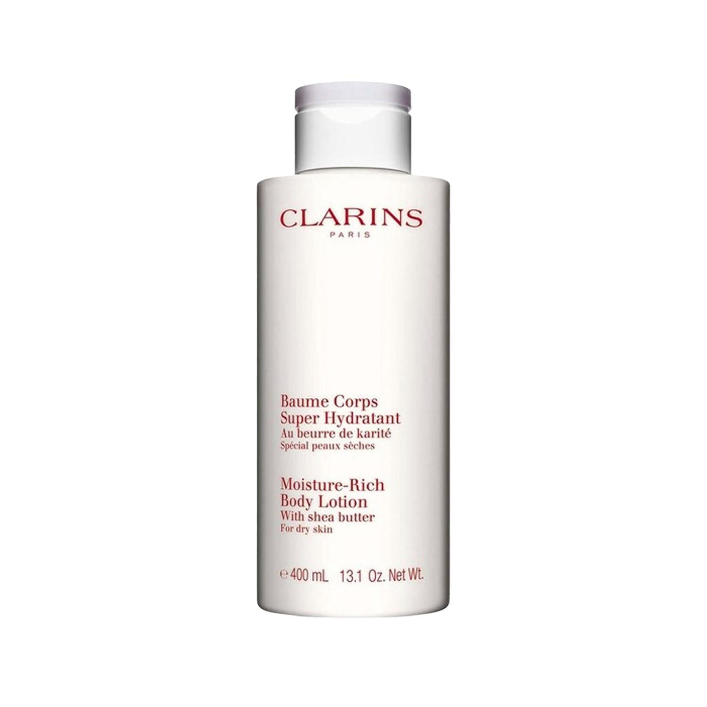 Clarins Moisture Rich Body Lotion: Intense Hydration for Dry Skin | Deeply Nourishing & Long-Lasting 400ml