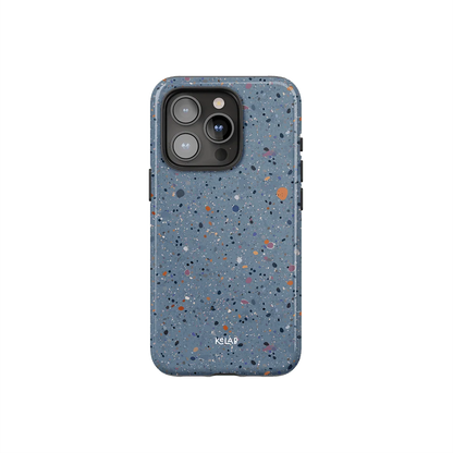 Seaside Drift | Blue Paint Splatter iPhone Case