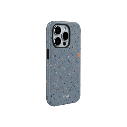Seaside Drift | Blue Paint Splatter iPhone Case