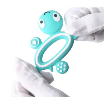 Silicone Baby Teethers Turtle 1PC Food Grade Animal Silicone Tiny Rod Children's Goods Nurse Gift Baby Teether Toys Bite Bites