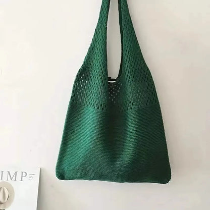 Simple Retro Hollow Crochet Bag