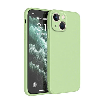 Ricestate Square Liquid Silicone Phone Case | Full Coverage Shockproof Camera Protective Cover for iPhone 11 to 14 Series