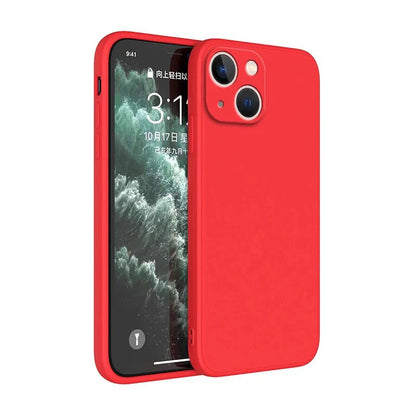 Ricestate Square Liquid Silicone Phone Case | Full Coverage Shockproof Camera Protective Cover for iPhone 11 to 14 Series