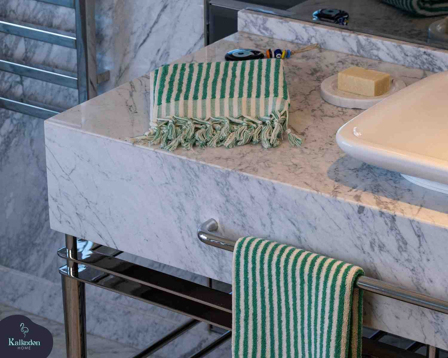 Striped Hand Towel