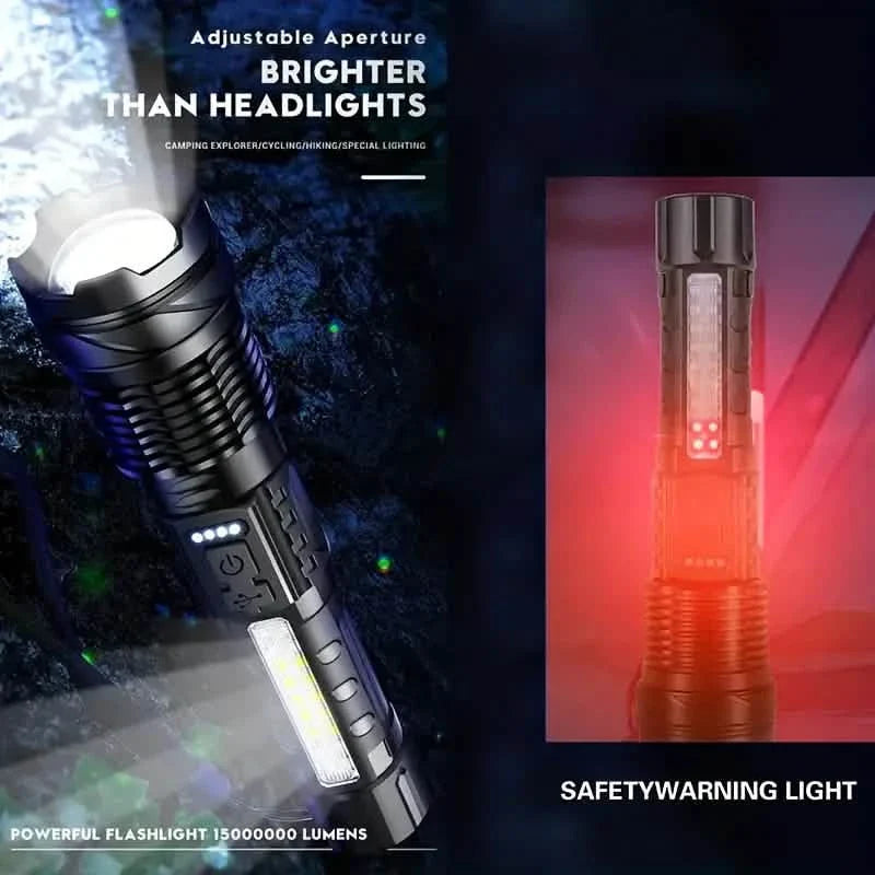 Super Powerful Rechargeable Torch Flood Light
