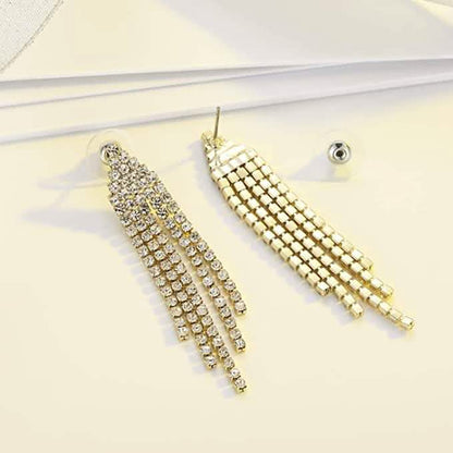Tassel Linear Drop Earrings